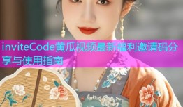 inviteCode黄瓜视频最新福利邀请码分享与使用指南