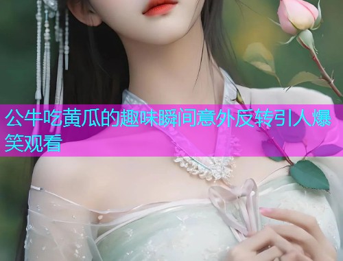 公牛吃黄瓜的趣味瞬间意外反转引人爆笑观看
