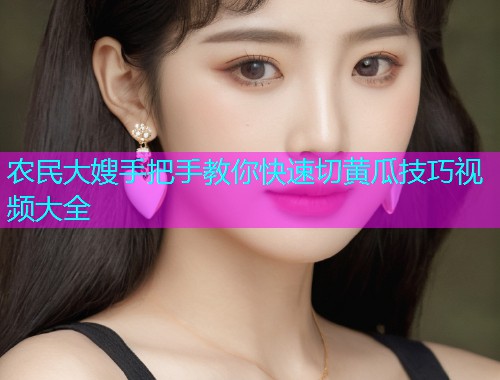 农民大嫂手把手教你快速切黄瓜技巧视频大全